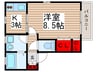 カ－サドマ－ニ 1Kの間取り