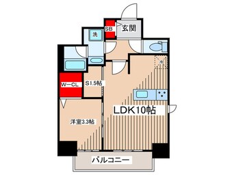 間取図 レフィールオーブ両国