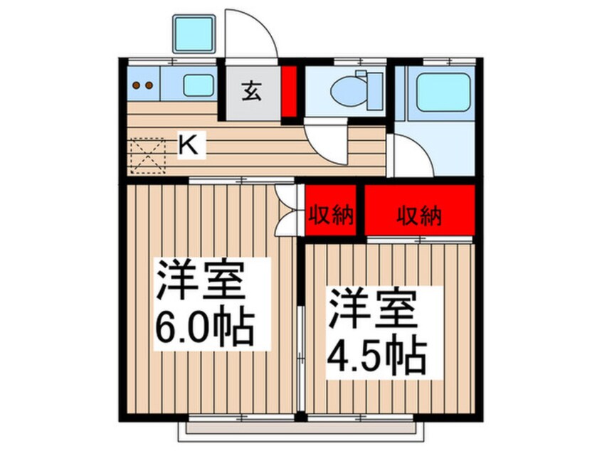 間取図 高伸コ－ポ