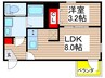 Ｔｈｅ　Ｇｒａｃｅ　千葉 1LDKの間取り