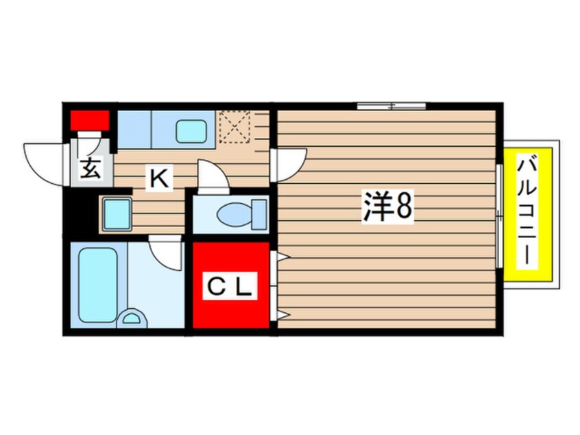 間取図 ルミエ－ル