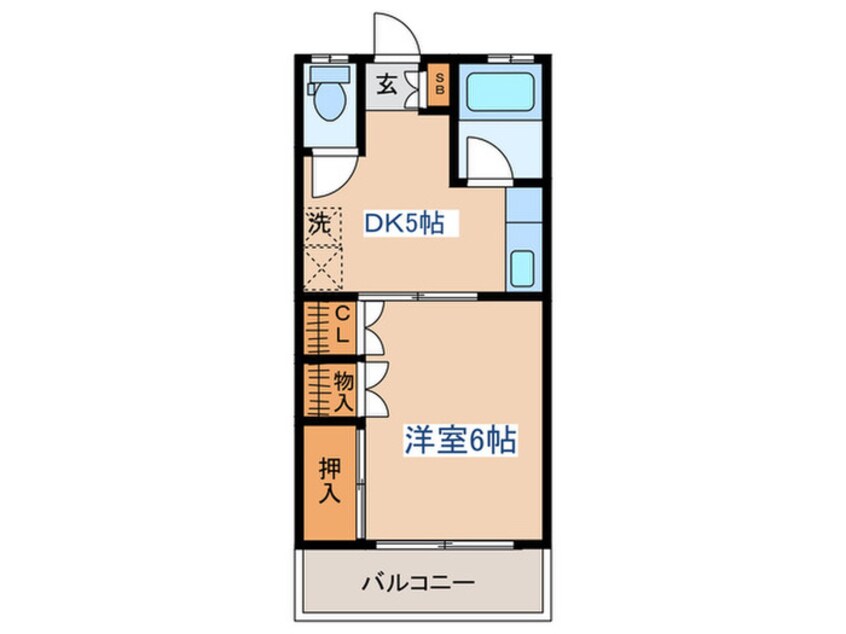 間取図 ファミーユ高島