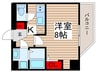 仮)ベルシード五反野Ⅱ 1Kの間取り
