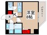 仮)ベルシード五反野Ⅱ 1Kの間取り