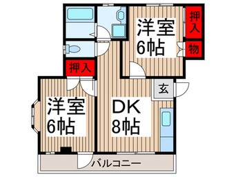 間取図 シャト－新所沢