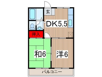 間取図 エクセレンス関谷Ａ棟