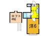 メゾンソレイユ井草 1Kの間取り