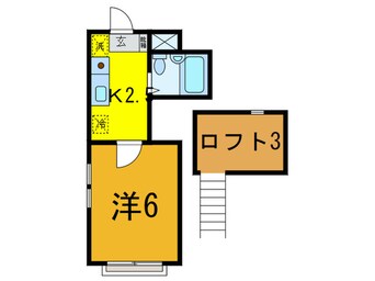 間取図 メゾンソレイユ井草