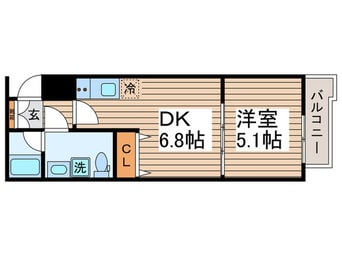 間取図 ラフィスタ新小岩Ⅲ（２１１）