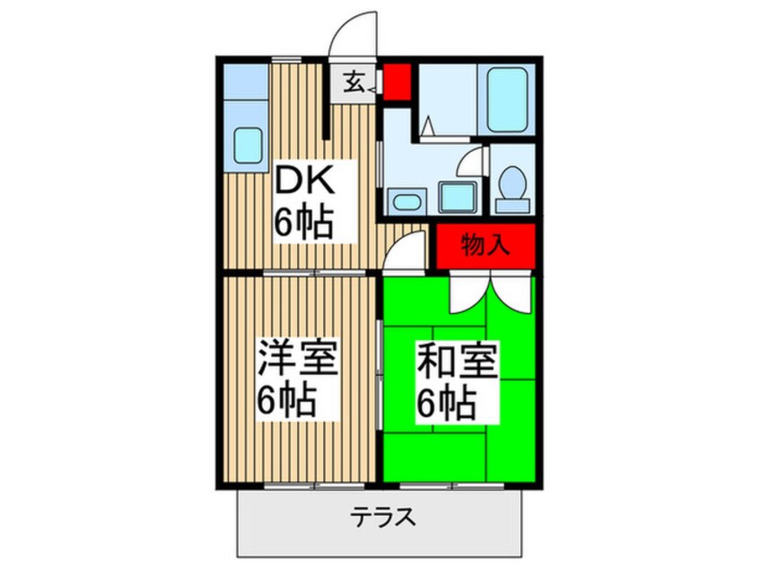 間取図 セフィラ野火止Ｂ棟
