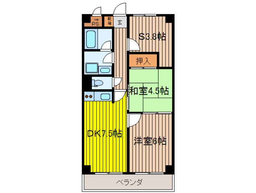 間取図 フレアつつじヶ丘