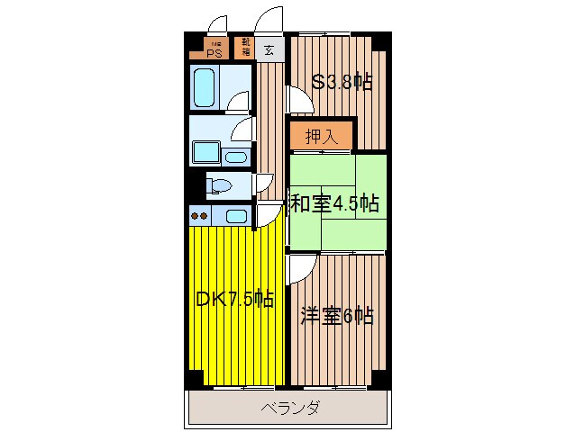 間取り図 フレアつつじヶ丘