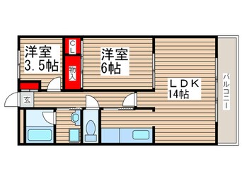 間取図 メゾンド津田沼