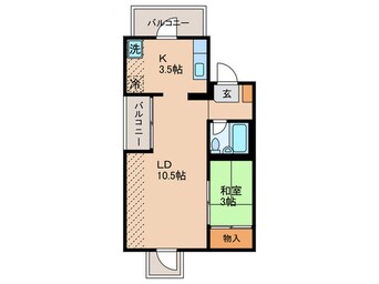 間取図 メルカ－ズシオン