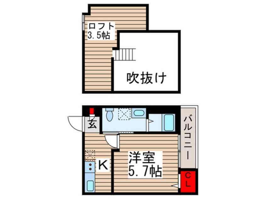 間取図 マクト北柏