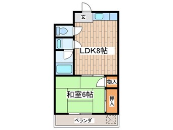 間取図 ハイネスシライト