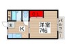 ファミ－ル江原 1Kの間取り