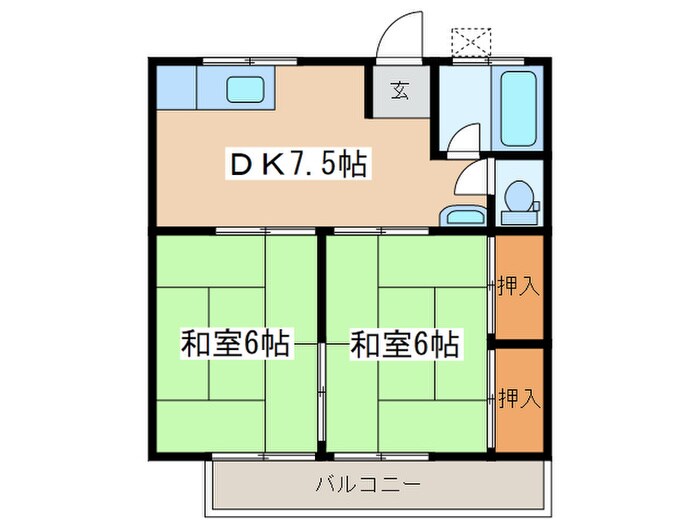 間取り図 おきな荘