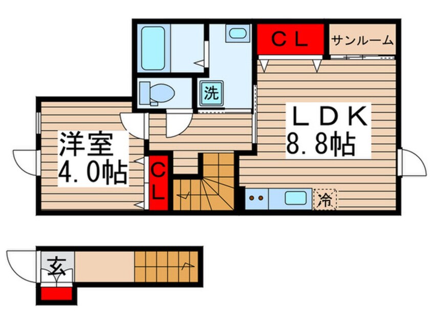 間取図 アイリス新鎌ヶ谷