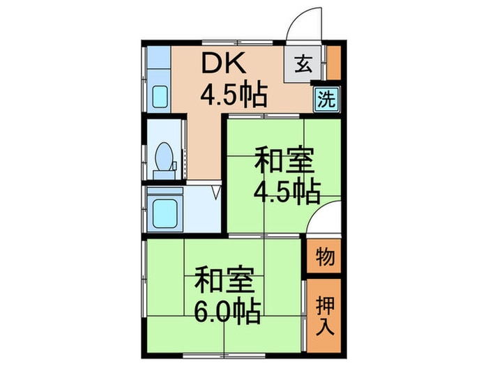 間取り図 第２ハイツ春野
