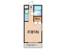 MID東府中ビル 1Rの間取り