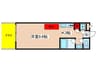 エトワ－ルＡＳＡＯ 1Kの間取り