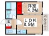 ステーションフロント新鎌ヶ谷 1LDKの間取り