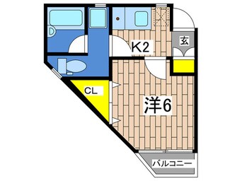 間取図 BELLAVISTA六ッ川