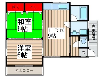 間取図 リ－ベンスⅠ－Ⅱ