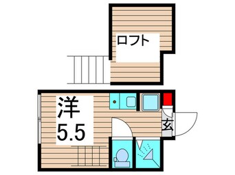 間取図 ル・ブリストル・カルハ