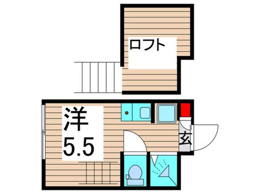 間取図 ル・ブリストル・カルハ