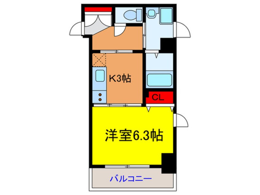 間取図 クオーレ西新宿