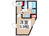 フロマージュブラン清瀬 1Kの間取り