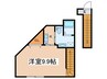 Ｌｕｎａｒｉｓ　Ｅｂｉｎａ 1Kの間取り