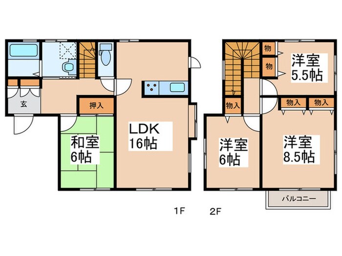 間取り図 白井邸Ｂ棟