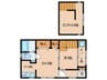 Ｋハウス 1DK+Sの間取り