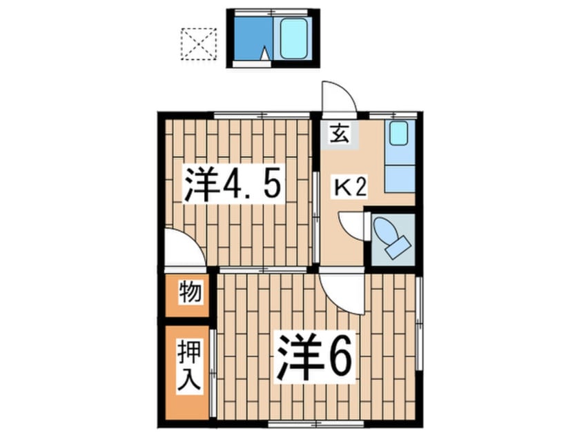 間取図 光月荘