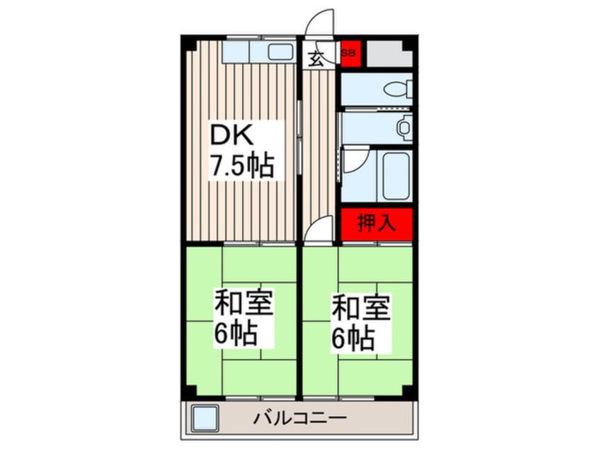 間取図 マンション友義I
