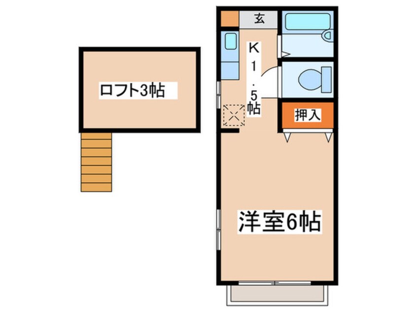 間取図 ドミールサンキ