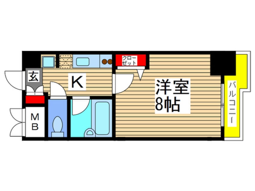 間取図 パ－クアクシス千葉