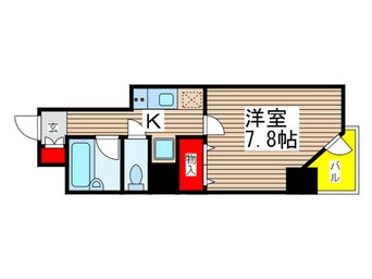 間取図 パ－クアクシス千葉