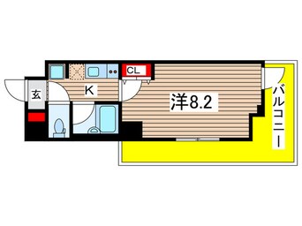 間取図 パ－クアクシス千葉