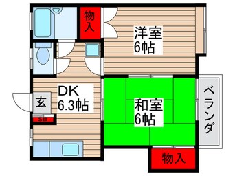 間取図 ハイツ・ミツグ