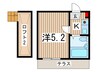 メゾンＴＷＥＮＴＹ 1Kの間取り