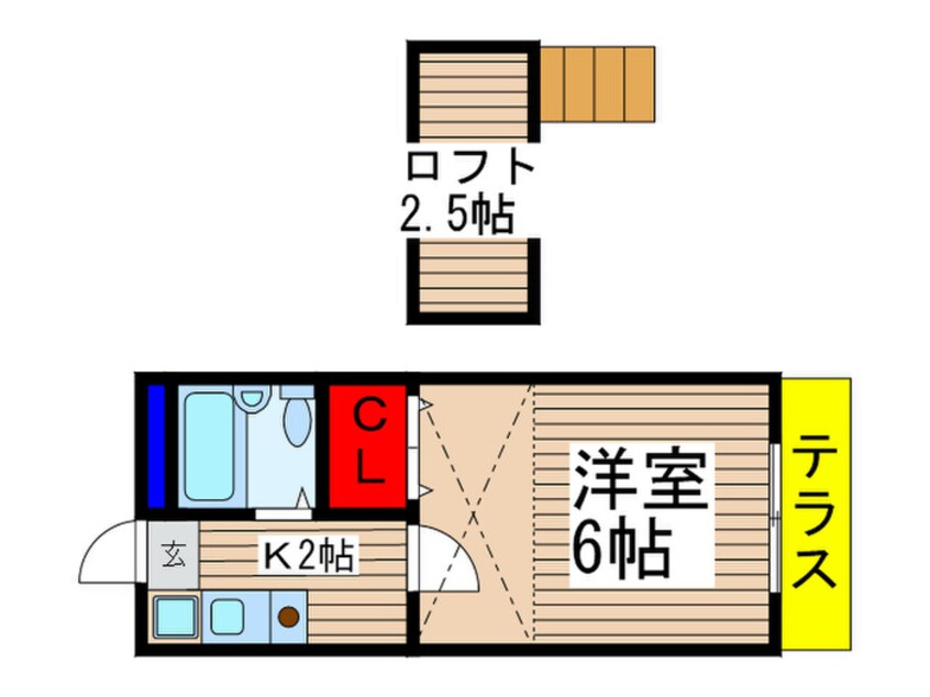 間取図 ドエル高津