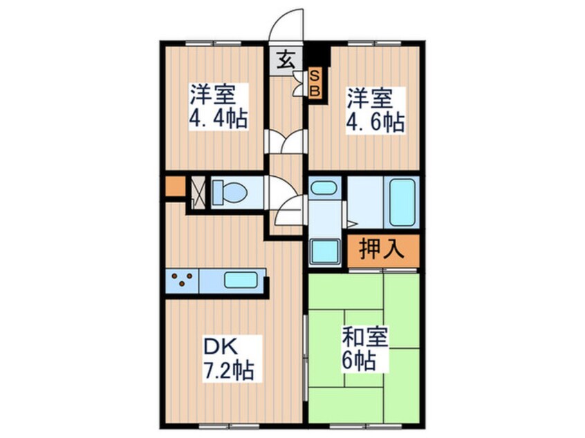 間取図 恋ヶ窪３７８レジデンス