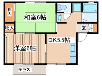 間取図 セレナ南湖