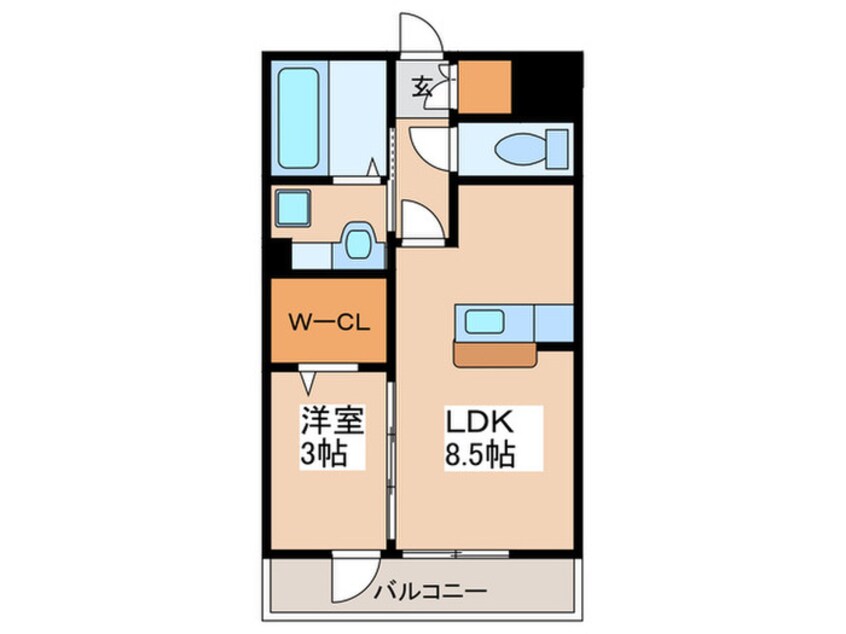 間取図 メルベーユ
