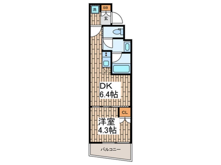 間取図 仮）品川大井町レジデンス