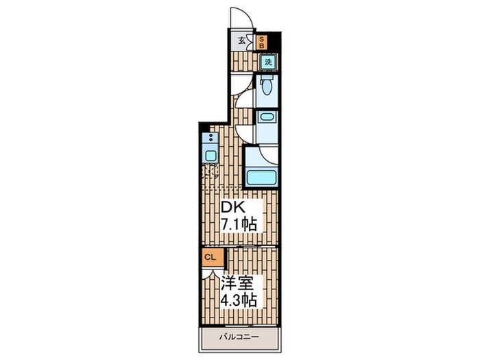 間取り図 仮）品川大井町レジデンス